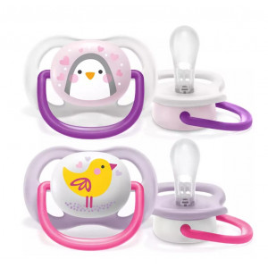 Cumlík Avent Ultra Air Animals 0-6m 2ks/Girl